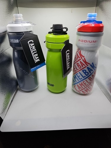 3 Genuine Camelbak Podium Chill Water Bottle 2-Pack, Dirt Series, Brand New