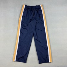 Nike Men's Silver Tag Navy Blue Track Pants Y2K Vintage Size Large