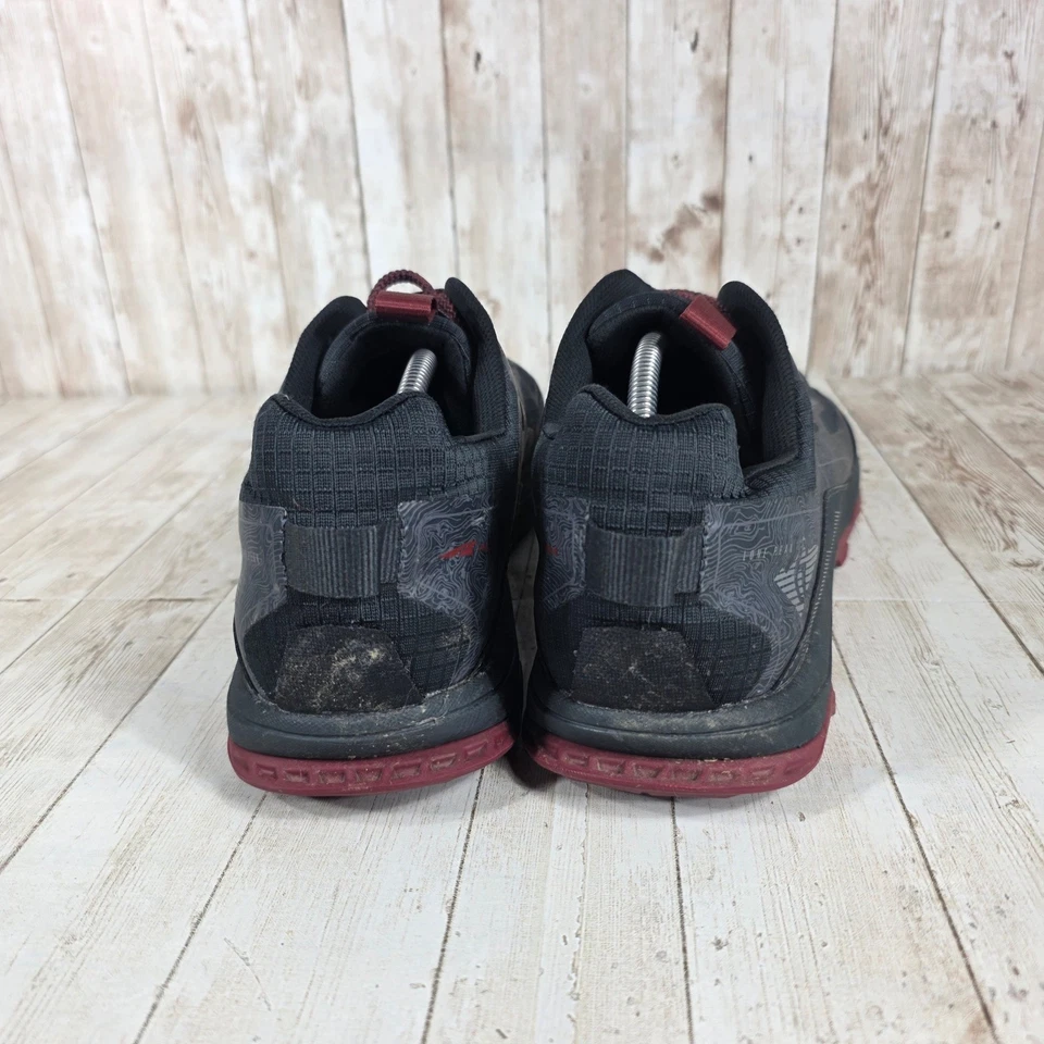 Altra Lone Peak 6 Wide 男式 Trail 跑鞋黑色红色 12 码 — 第 3/4 张图片