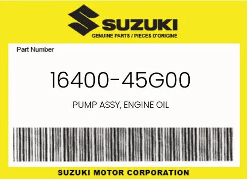 PUMP ASSY, ENGINE OIL *{MODEL K6/K7/K8}*