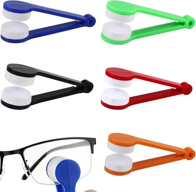 Mini Brillenreinigungsgerät 5 Stück Peeps Brillenreiniger Brillenputz Bürste