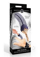 Master Series The Tickler Vibrating Rechargeable Silicone Feather Tickler -