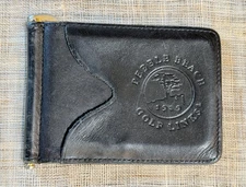 Vintage Pebble Beach Logo Un-Branded Leather Money Clip