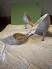 Sam Edelman Women's Hazel Pump Size 8 Grey suede