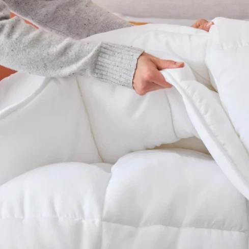 BP Bedding White Microfiber Comforter Duvet Breathable Soft Bedding - image 3 of 4