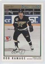 1991-92 O-Pee-Chee Premier Rob Ramage #76 t4m