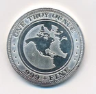UNITED STATES SILVER CORPORATION 1 ONE TROY OUNCE 999 SILVER ROUND