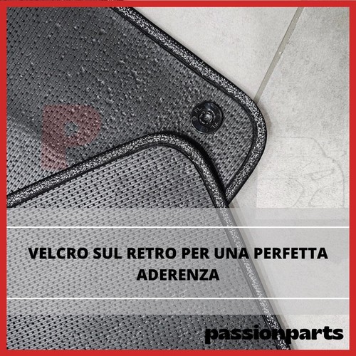 TAPPETI BMW SERIE 3 E90 E91 DAL 2005 IN MOQUETTE CON RICAMO E VELCRO BMW 4 PZ - Foto 3 di 7