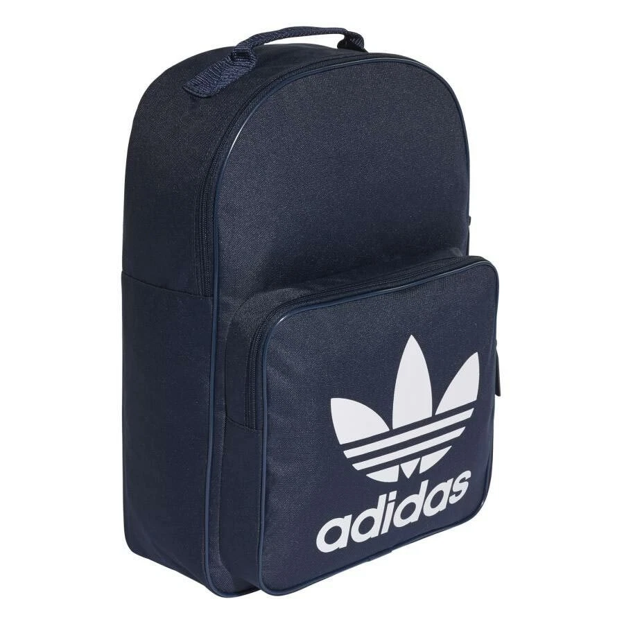 adidas Classic Trefoil Navy Blue Backpack Gym School Rucksack | eBay