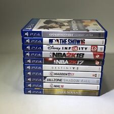 Lot Of 10 PS4 Video Games: Dark Souls 3, NBA2K, Kill Zone SF, Destiny 2, NHL #ML