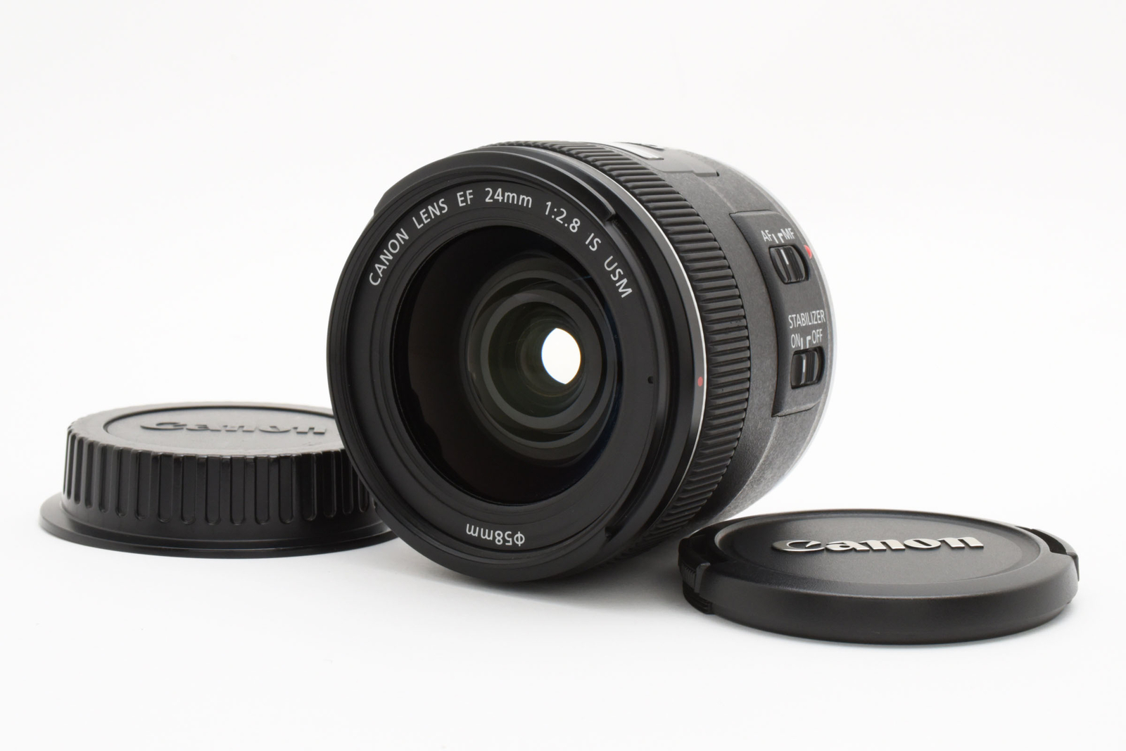 MINT+++ Canon EF 24mm f/2.8 IS USM Wide Angle Prime Lens Japan Import