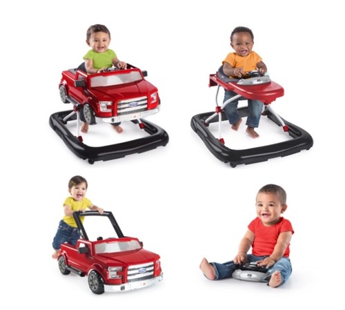 Bright Starts Ford F-150 Ways to Play 4-in-1 Baby Activity Push Walker - Red - 第 1/1 張圖片