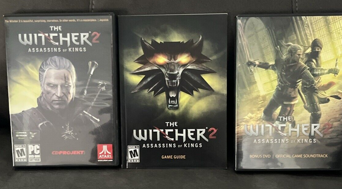 The Witcher 2: Enhanced Edition PC - Version Française Complète - Notice + Carte
