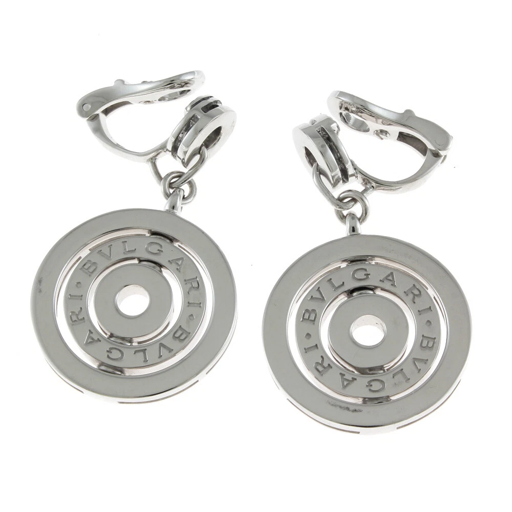 BVLGARI Earring Silver 18K K18 white gold Asturale Cerki from