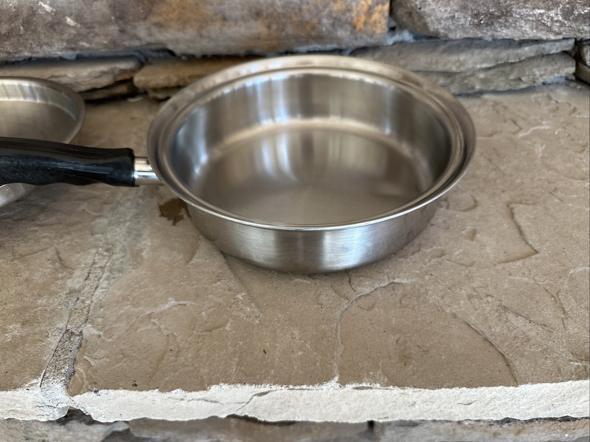 Vintage Vita Craft 5201 Qt Sauce Pan 8” 5 Ply Nicromium Steel w