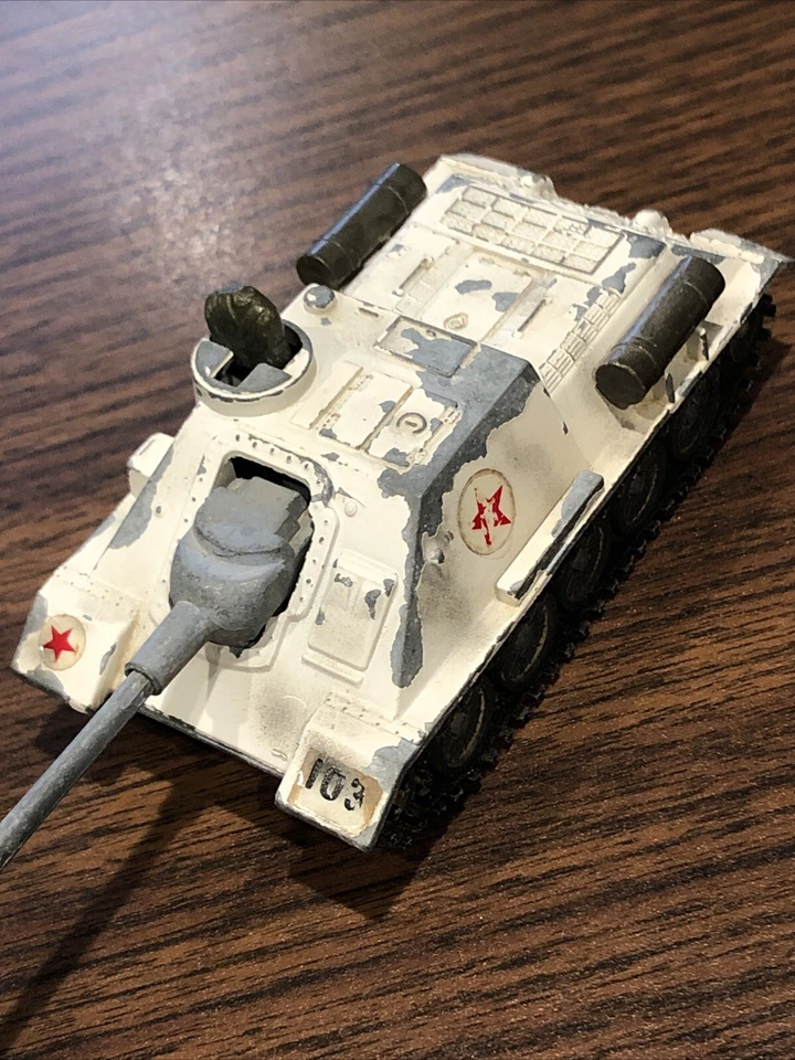 Vintage Lot 5 Corgi Junior Diecast Toy Cars Russian Medium Tank Mercedes Bus - Image 2 of 4