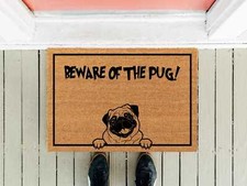 Funny PUG Doormat - Cute Dog Lover Welcome Mat