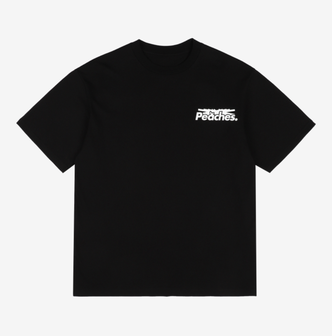 LE SSERAFIM x Peaches. Staple S/S T-Shirt Black - Shipping LE SSERAFIM x Peaches. Staple S/S T-Shirt Black - Shipping