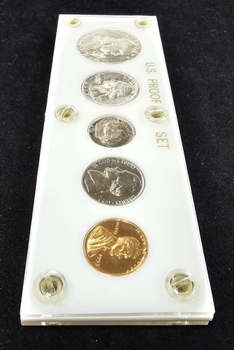 1953-P US PROOF SET - 90% SILVER COINS IN CAPITAL HOLDER SOME CAMEO!! - Picture 6 of 7