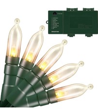 Battery Operated String Lights Outdoor String Lights 200 LED 8 Modes - 67ft