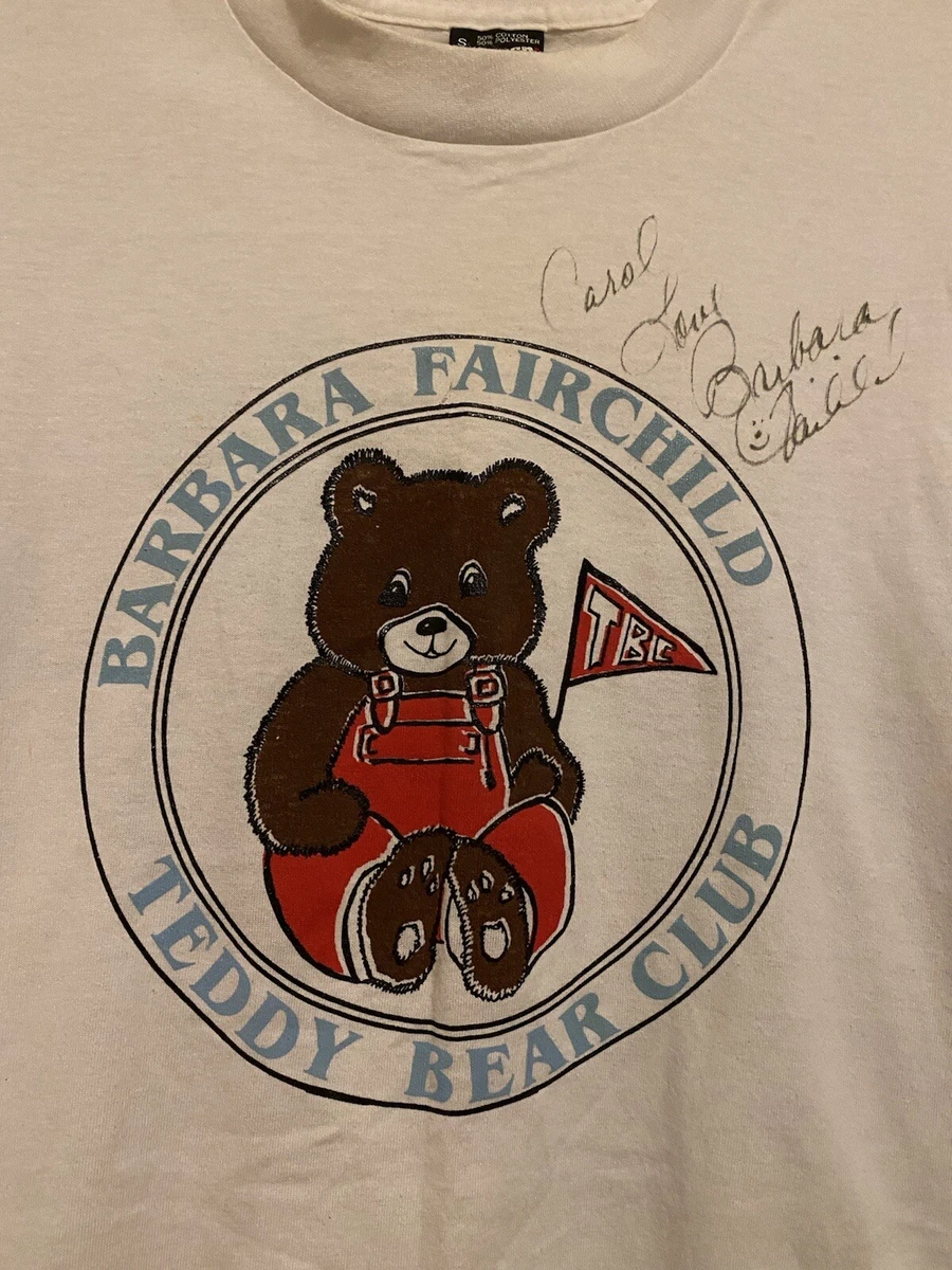 Vintage Barbara Fairchild Teddy Bear Club Screen Stars Signed Band T Shirt Sz S
