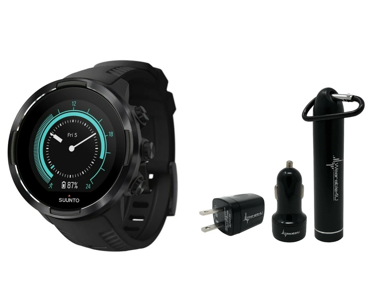 Delincuente Insistir adherirse Suunto 9 Baro GPS Multisport Watch and Barometric Altitude and Power Pack Bundle | eBay Delincuente Insistir adherirse Suunto 9 Baro GPS Multisport Watch and Barometric Altitude and Power Pack Bundle | eBay