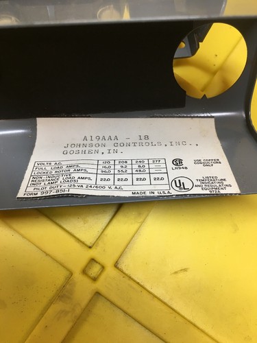 Johnson Controls Penn A19AAA-18 Temperaturregelung, 30 / 110 * F, Neu - Bild 6 von 8