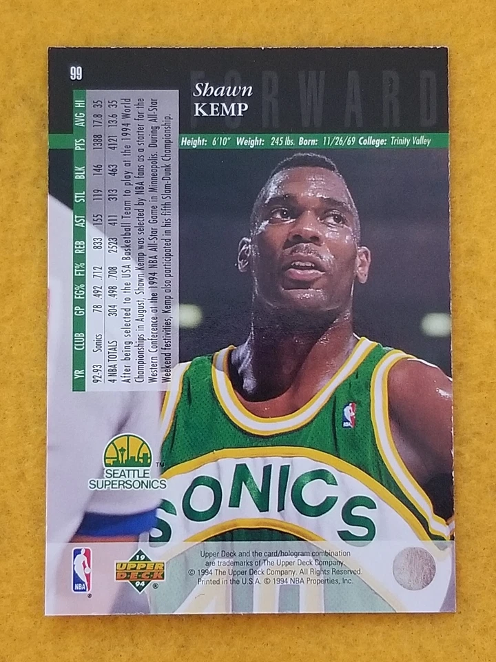 1993 - 94 Upper Deck SE Electric Gold - Choose a Card - Image 2 of 4