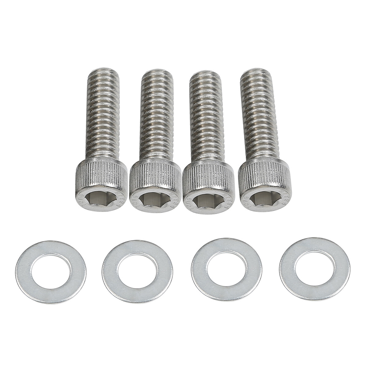 Black 4-Point Docking Hardware Kit For Harley Touring Models (Road King, Street Glide) 2014-2025
