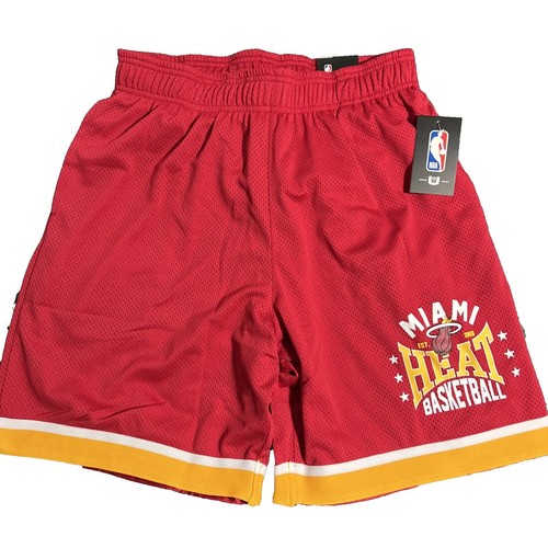Miami Heat Shorts Just Don Men's Large Pink USA Made NBA