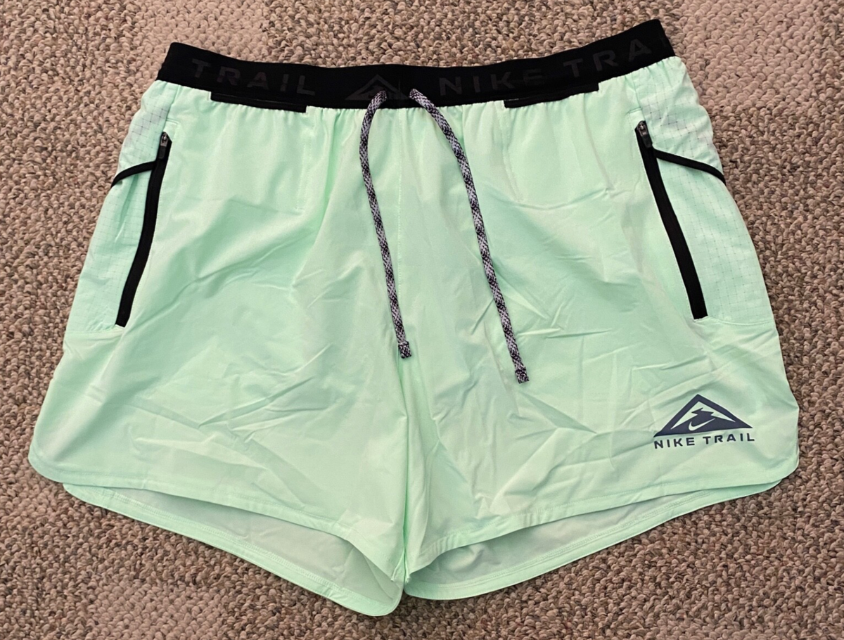 Nike Trail Running Athletic Shorts Second Sunrise Mint DV9311