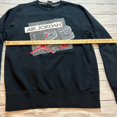 Nike Air Jordan 23 Black Jumpman Logo Crewneck Sweatshirt Youth Boys Size Large - Picture 5 of 8