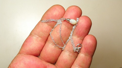 COOBER PEDY 1.4c OPAL NECKLACE 925 STERLING SILVER PENDANT GK OCA18057 - Picture 4 of 5