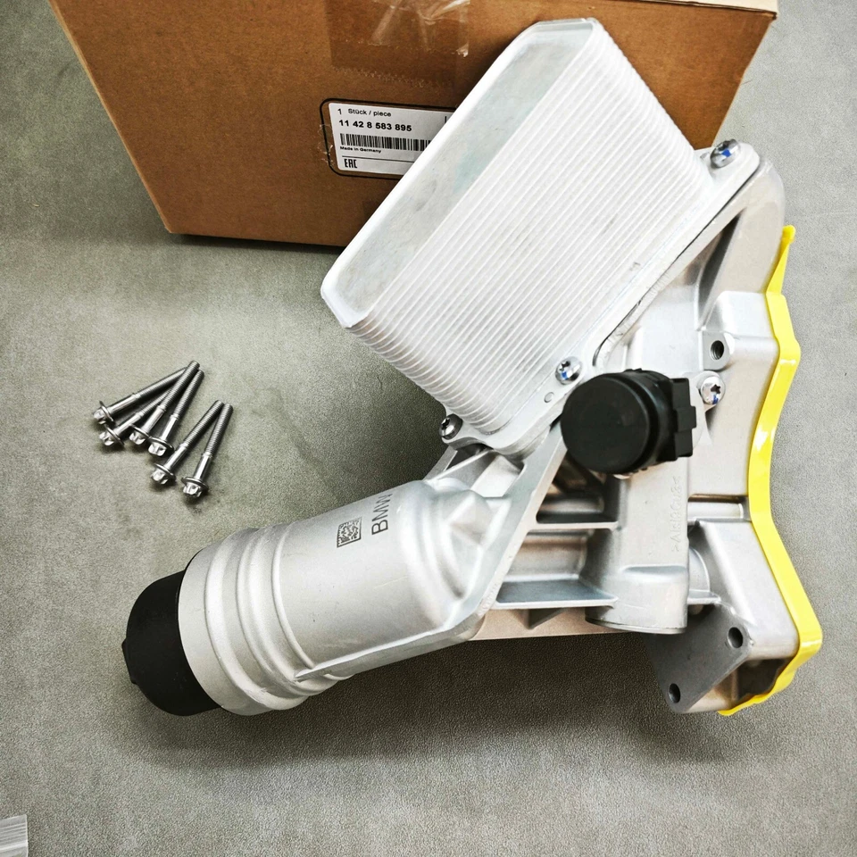 Aluminum Oil Filter Housing for BMW 2017-2021 3.0T M240I M340I 11428583895 Foto 3 de 4