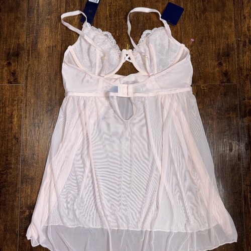 Rachel Roy lingerie womens XL soft cup babydoll lace intimates NWT - Picture 4 of 5
