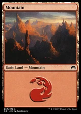 MTG Magic the Gathering Mountain (267/308) Magic Origins LP