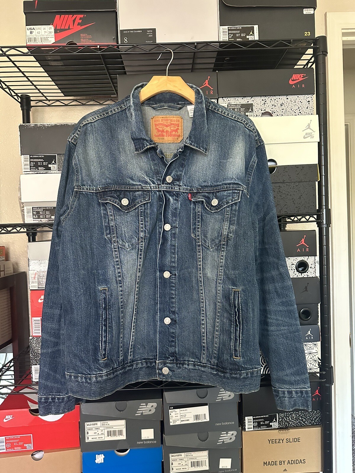 Levis Denim Jacket Mens Blue Trucker Jacket Gem
