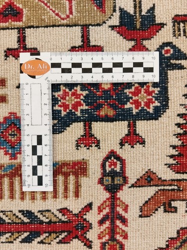 Antik! kaukasischer Kazak 218x108 Kasak Kaukasus Rug Carpet Tapis Orientteppich - Bild 12 von 12