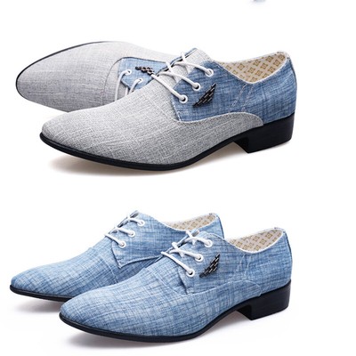 canvas formal shoes