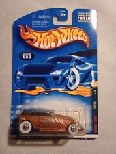 Hot Wheels 2001 Phaeton #059 Rat Rod Series 3/4 Brown 50094 Mattel WW Wheels
