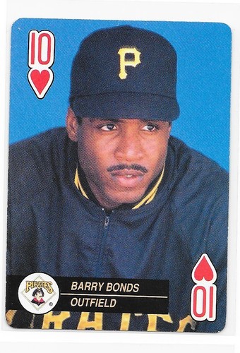 Carte à jouer 1992 Major League Baseball Aces BARRY BONDS Pirates de Pittsburgh - Photo 1/2