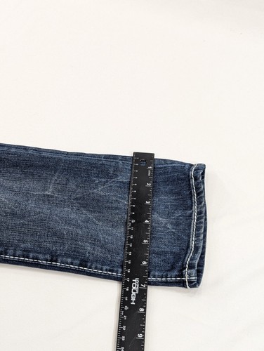 Buckle Black 30x32 (27x32 Tag) Straight. No 146 Ankle Skinny Distressed Blue - Picture 10 of 12