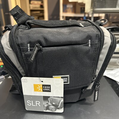 Case Logic CLI-TBC-306 SLR Holster Camera Case Padded w/ Pockets and Strap EUC