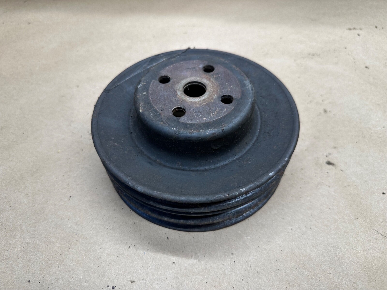 7491 Jeep Wagoneer Cj7 AMC V8 Three Groove Water Pump Pulley OEM J10 3