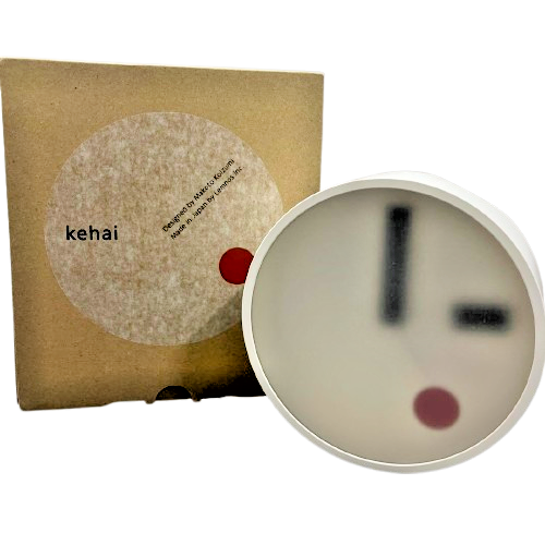 Lemnos Wall Clock kehai Analog White KM22-01 Silent Clock - Picture 1 of 5