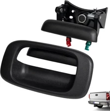 Tailgate Latch Handle & Bezel for Chevrolet Silverado 1500 GMC Sierra 1500 99-06