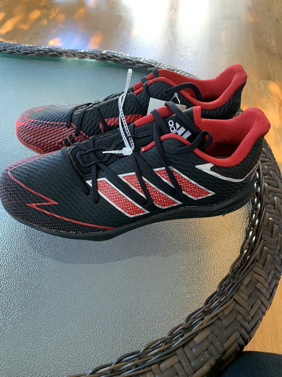 Adidas Adizero Afterburner 7 Metal Baseball Cleats Black Red FV9395 Mens 15 NWT Adidas Shoes Men main image 2