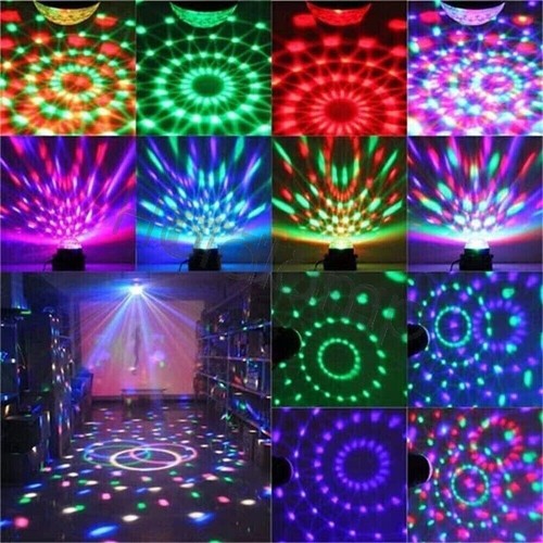 2X Disco Magic Ball Light LED Party RGB Rotating Club DJ Stage Lights +Remote - Picture 4 of 20