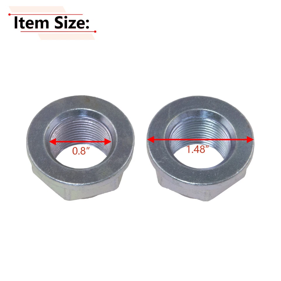 1 par de tuercas de eje de transmisión delantera para Subaru 902170049 2000-2025 Foto 2 de 4