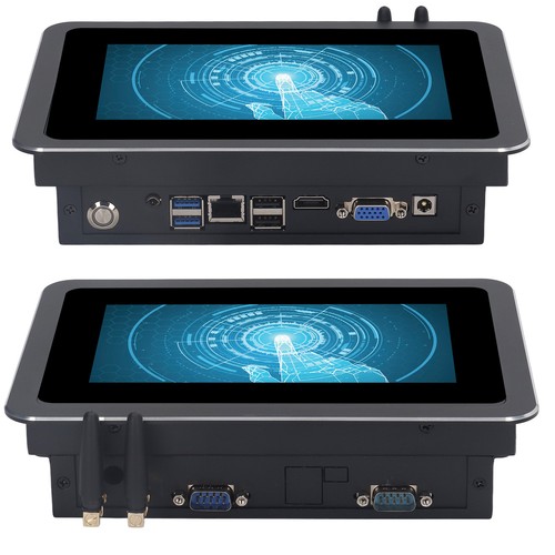 Industrial Panel PC 7 Inch Embedded LED Backlit IP65 Industrial Panel Computer♪